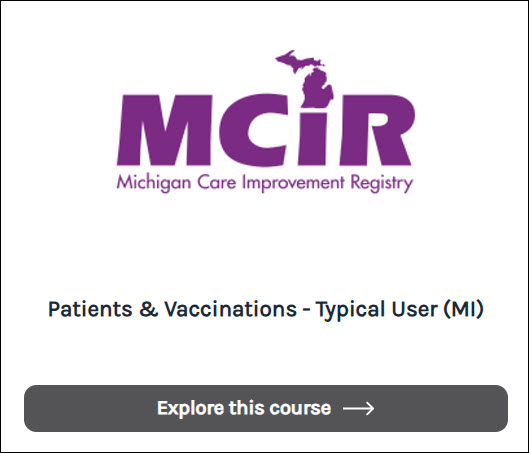 Patients and vaccinations MCIR Logo
