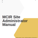 MCIR Provider Site Administrator Manual